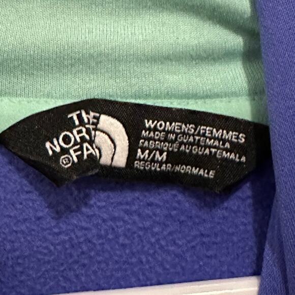 The North Face Fleece Logo Hoodie Women’s Sz Medium - Picture 3 of 3